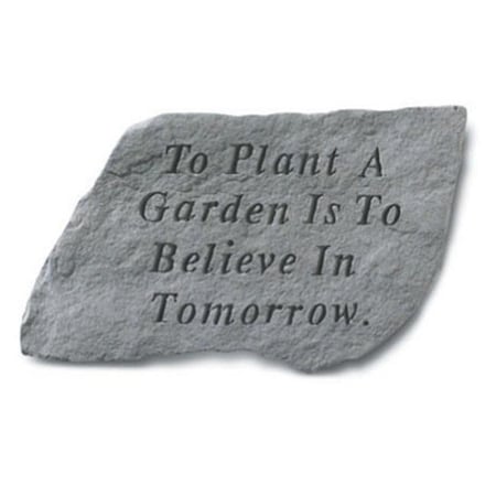 Kay Berry Inc Kay Berry- Inc. 64920 To Plant A Garden Is To Believe In Tomorrow - Garden Accent - 14 Inches x 9 Inches 64920